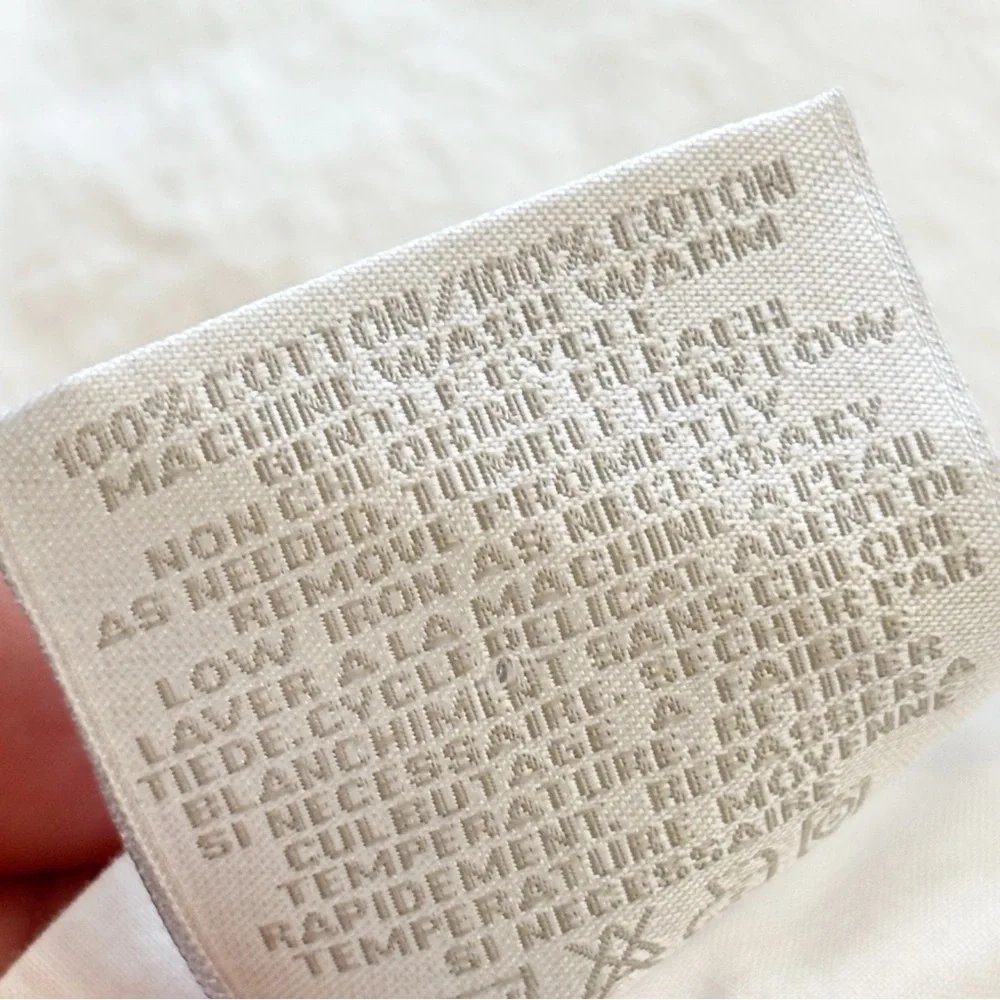 RESTORATION HARDWARE White Yellow Italian Satin Stitch Hotel Sham Lumber Italy